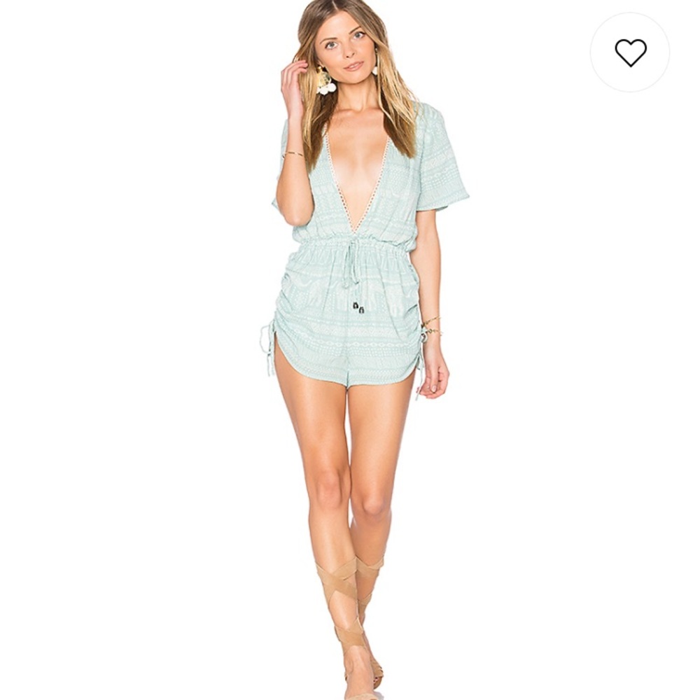 Minkpink Getaway Drawstring Playsuit